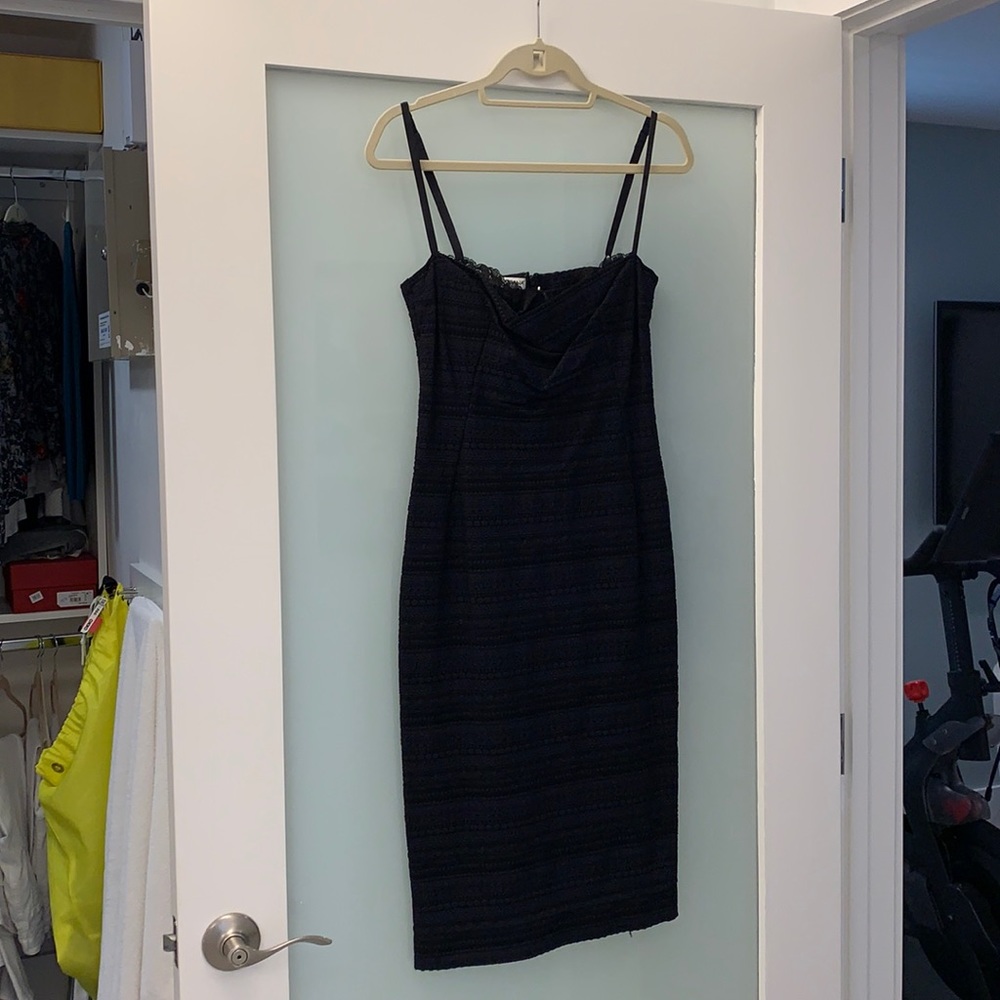 Black cocktail dress